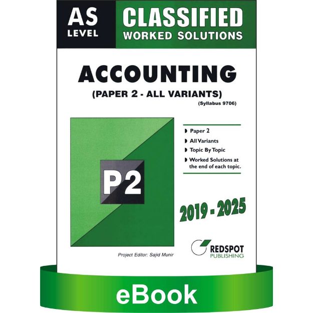 Picture of AS Level Classified Accounting P2 (All Variants)