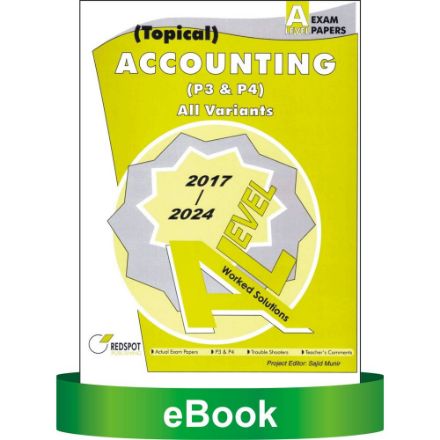 Picture of A Level Accounting P3 & P4 (Topical)